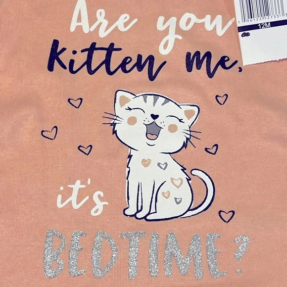 Koola Baby pajamas 4 piece set with short and long sleeve and pant elastic waist - Picture 7 of 16